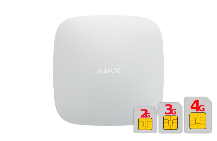 AJAX HUB 2 PLUS - Funk Alarmanlage SET 11, Weiss - Image 2
