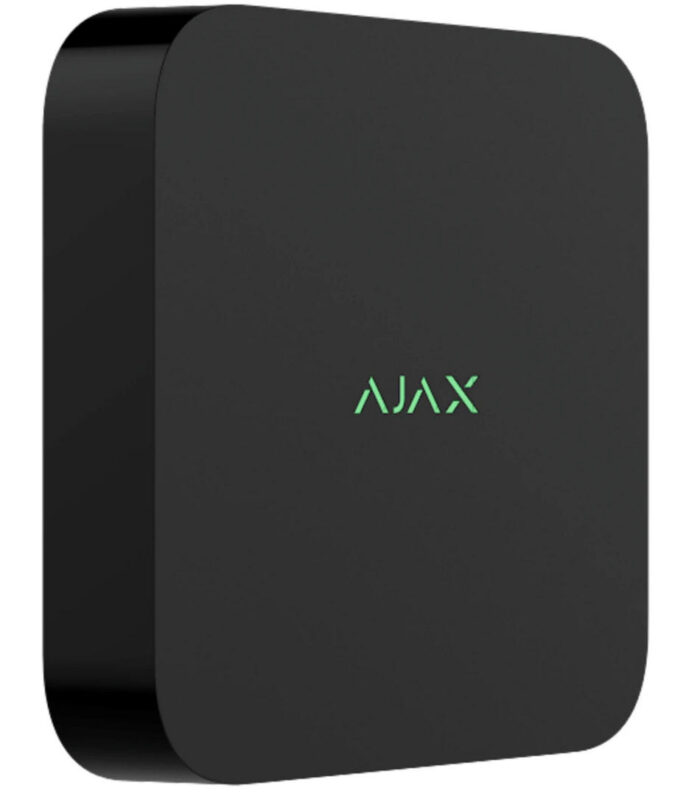 AJAX | 8 Kanal NVR IP Rekorder | 4K | Alarmverifizierung | Bewegungserkennung | H.265 | ONVIF | Schwarz - Image 3