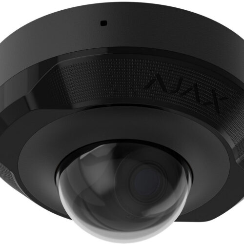 AJAX - Mini-Dome IP Kamera, 8 MPx, 2.8mm, 110°, Schwarz