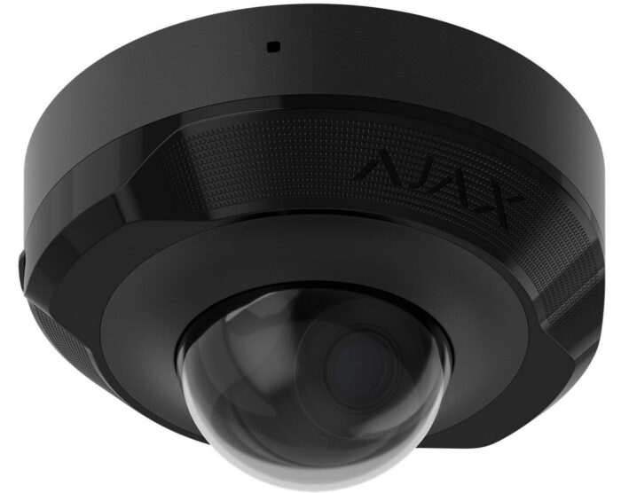 AJAX - Mini-Dome IP Kamera, 8 MPx, 2.8mm, 110°, Schwarz
