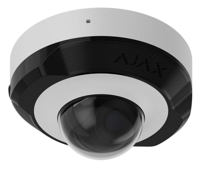 AJAX - Mini-Dome IP Kamera, 8 MPx, 2.8mm, 110°, Weiss