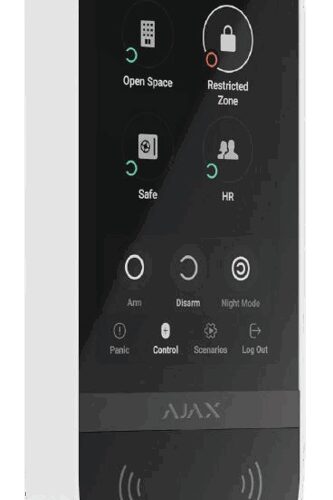 AJAX | Funk Bedienteil mit Touchscreen, RFID, Weiss